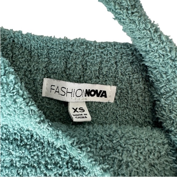 Teal Knit Crop Top and Pants Set | Fashion Nova - Picture 15 of 16